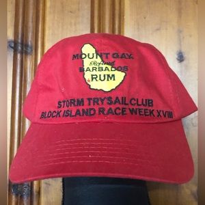 Mt. Gay Storm Trysail Vintage Block Island Race Week XVIII Hat. Rare. Never worn